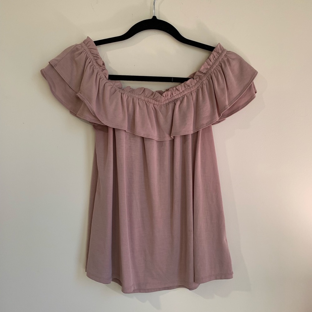 PacSun Off Shoulder Ruffle Top